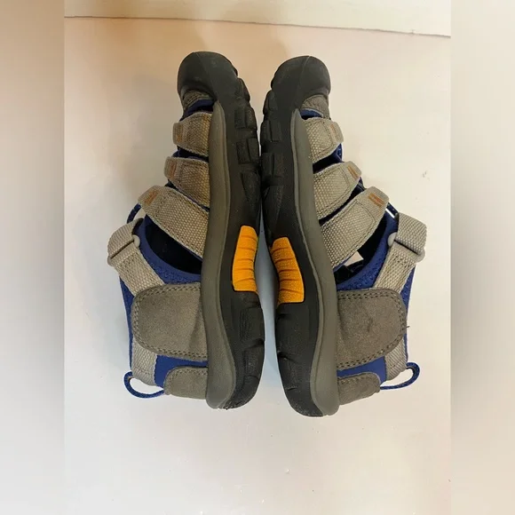 Keen Youth Size 13 Keen Newport H2 Water Sandals Hiking Shoes Gray Blue Kids Boy